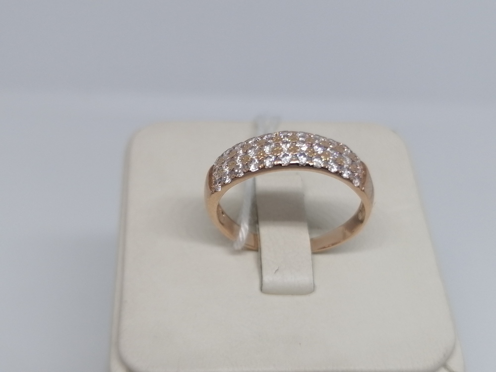 КОЛКМИ585 КОЛЬЦО С КАМНЯМИ (Au 585)