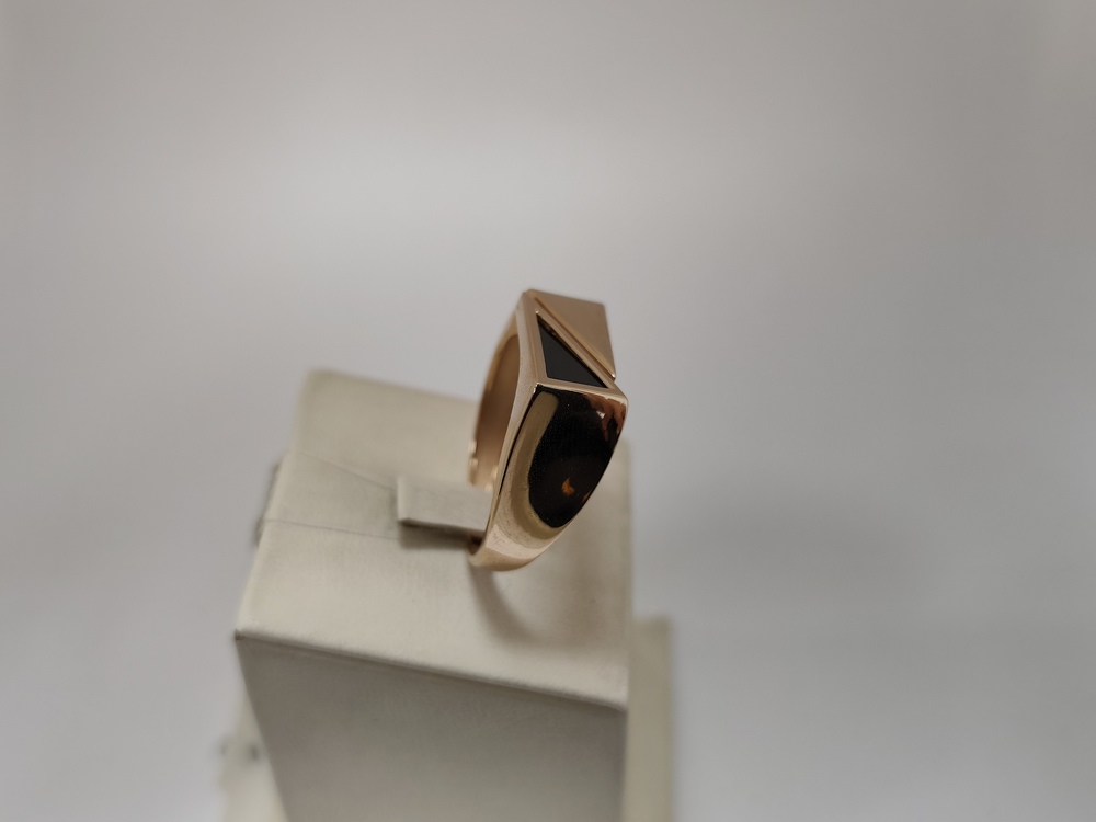 КОЛЬЦО ПЕЧАТКА с камнем (Au 585)