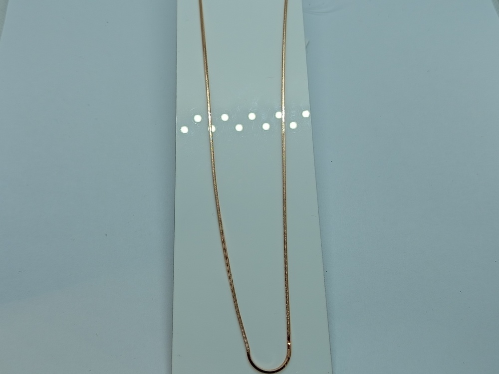 ЦЕПЬ ПОЛНОВЕСНАЯ Жгут(снейк) (Au 585)