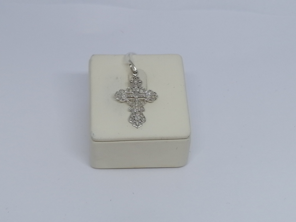 ПОДВЕСКА КРЕСТ БЕЗ КАМНЯ (Au 585)