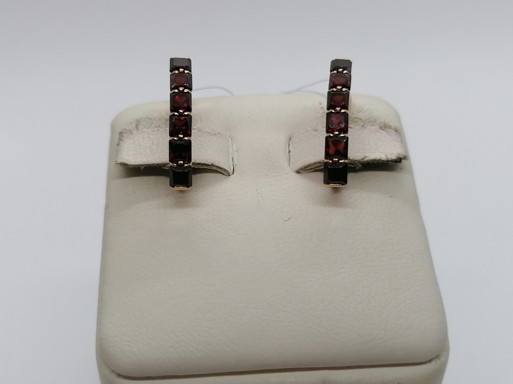 СЕРЬГИ С КАМНЯМИ (Au 585)