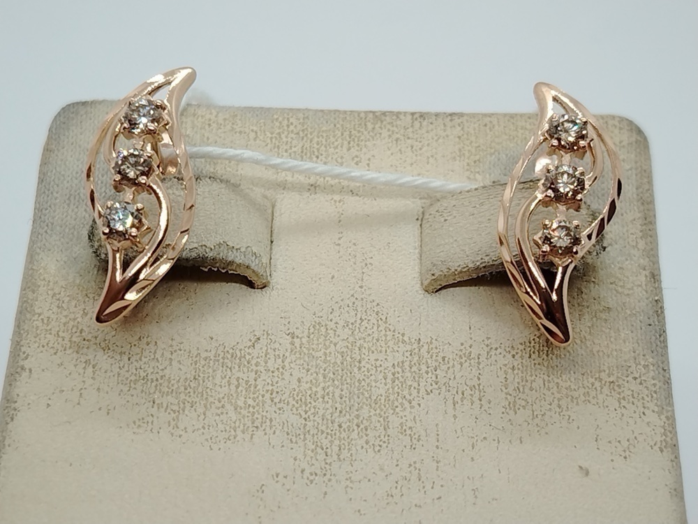 СЕРЬГИ БРИЛЛИАНТ (Au 585)