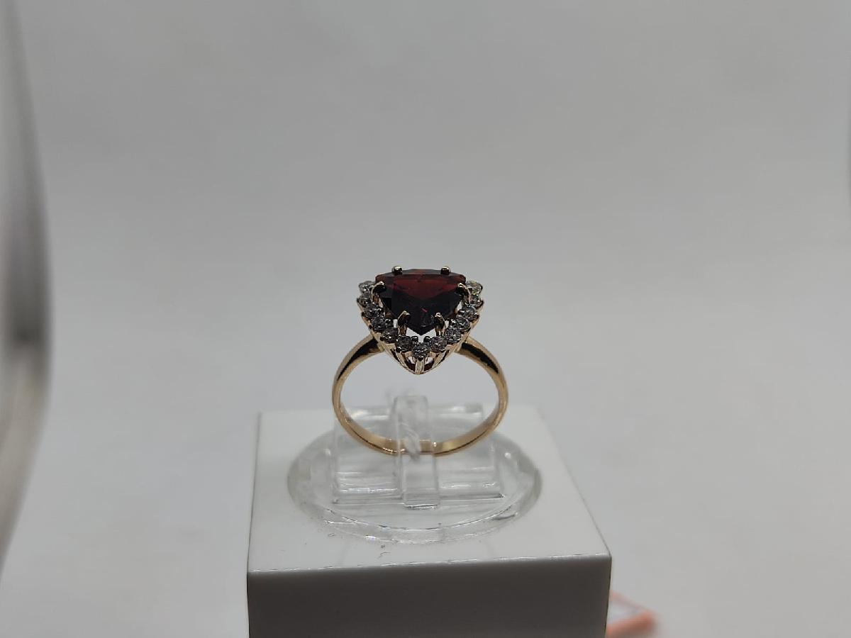 КОЛКМИ585 КОЛЬЦО С КАМНЯМИ (Au 585)