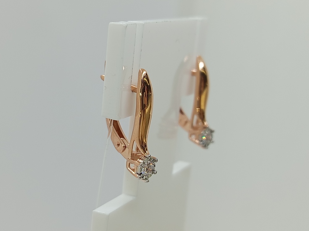 СЕРЬГИ БРИЛЛИАНТ (Au 585)