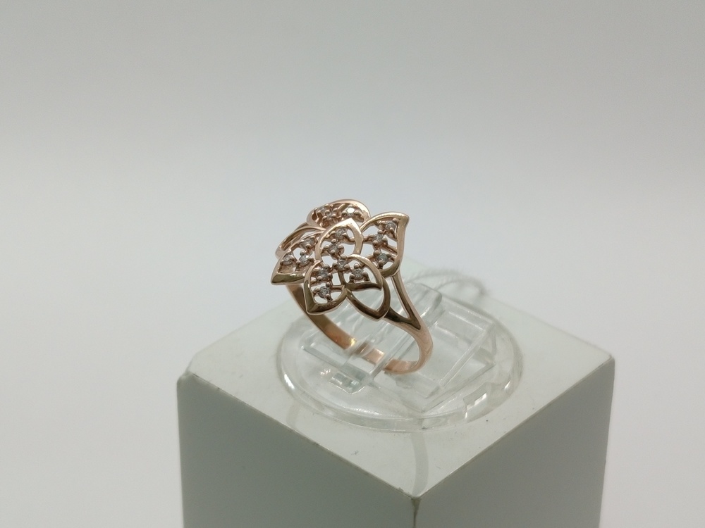 КОЛКМИ585 КОЛЬЦО С КАМНЯМИ (Au 585)