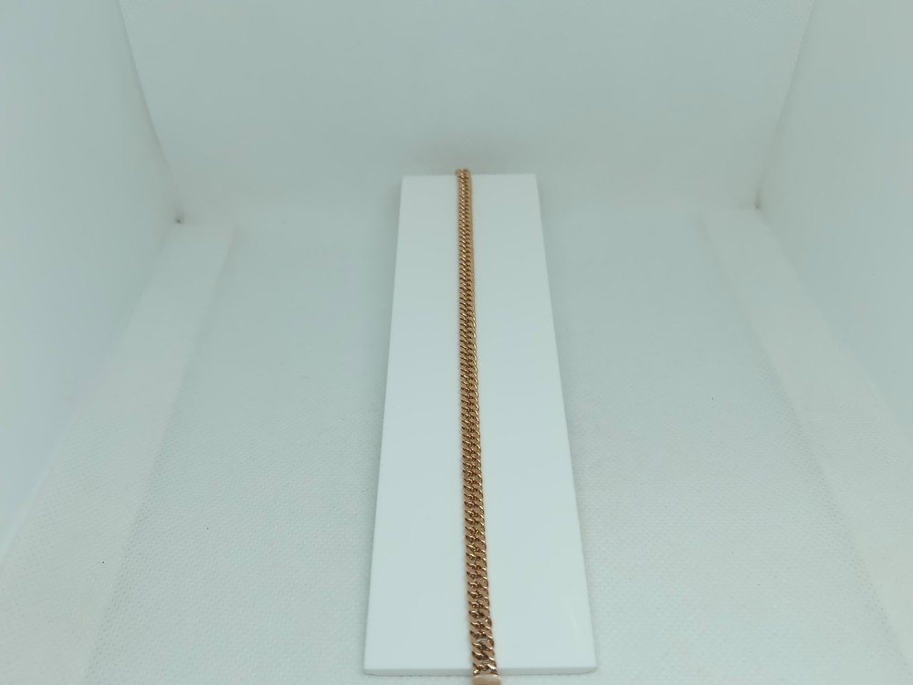 БРАСЛЕТ ПУСТОТЕЛЫЙ Панцирное Au 585