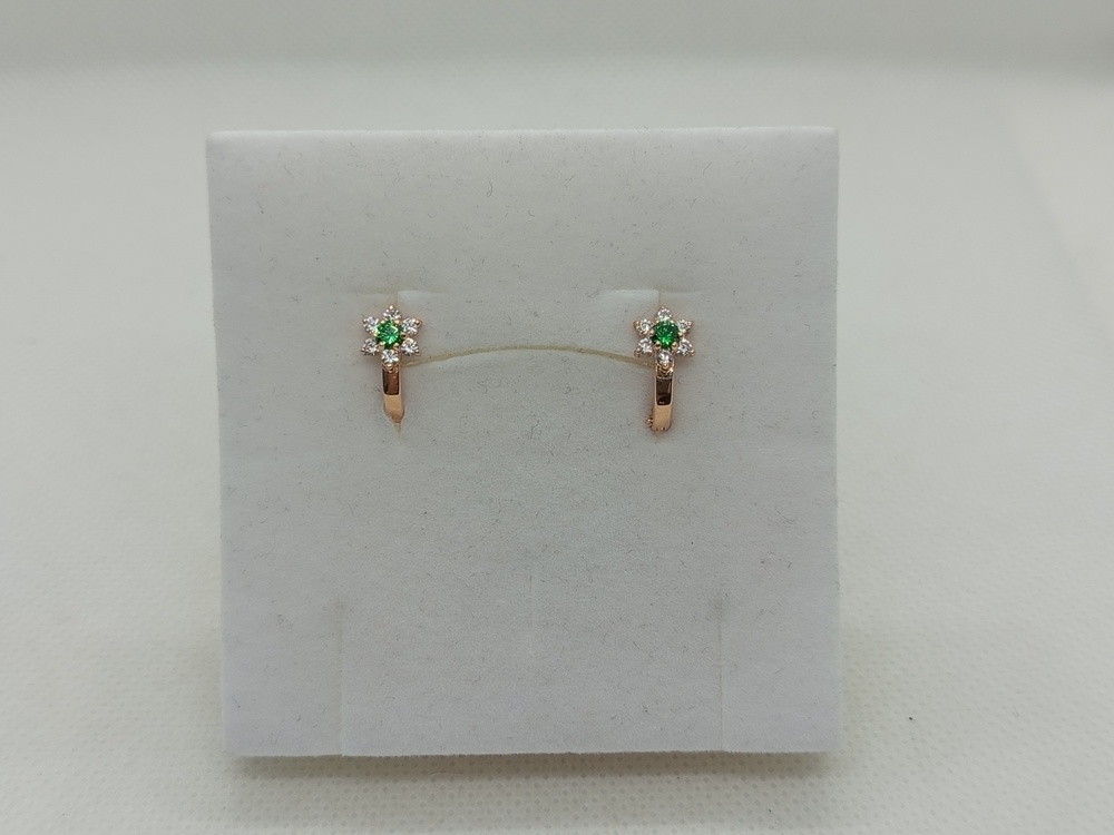 СЕРЬГИ С КАМНЯМИ (Au 585)