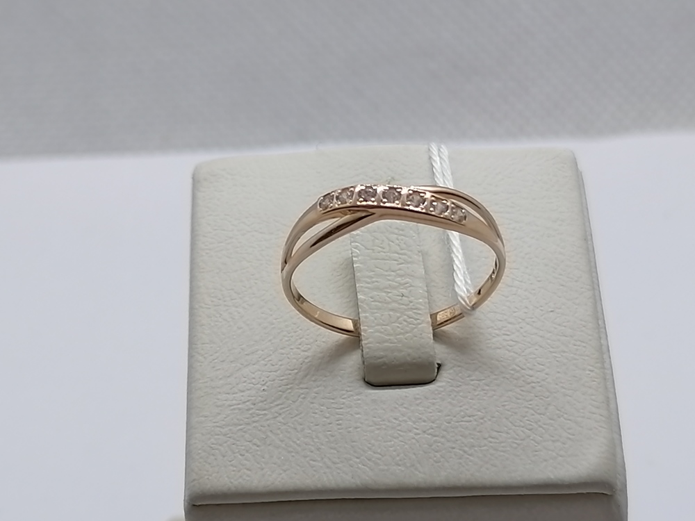 КОЛКМИ585 КОЛЬЦО С КАМНЯМИ (Au 585)