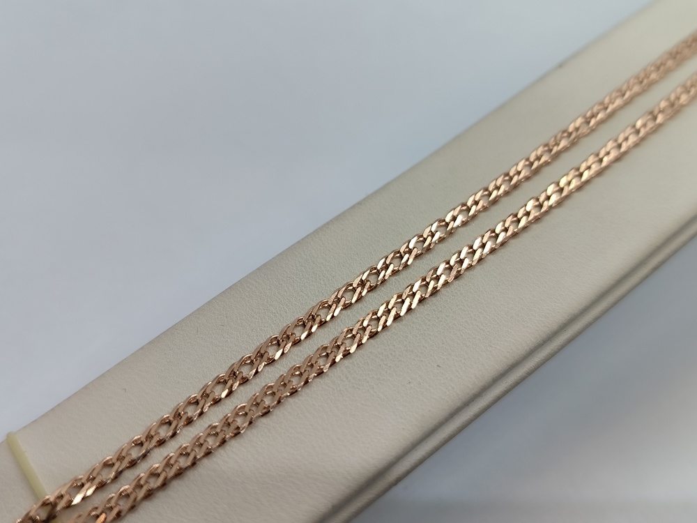 ЦЕПЬ ПОЛНОВЕСНАЯ Ромб двойной (Au 585)