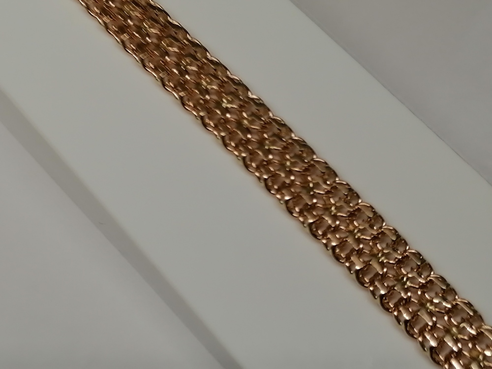 БРАСЛЕТ ПОЛНОВЕСНЫЙ Бисмарк (Au 585)