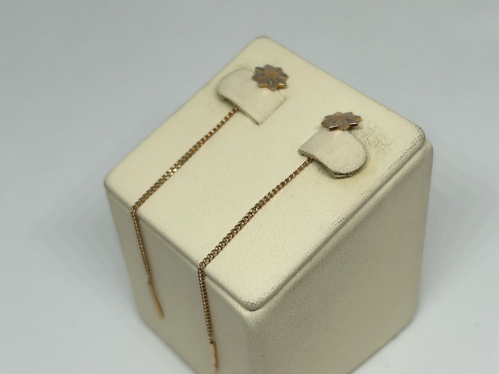 СПРО585 СЕРЬГИ ПРОДЕВКИ (Au 585)