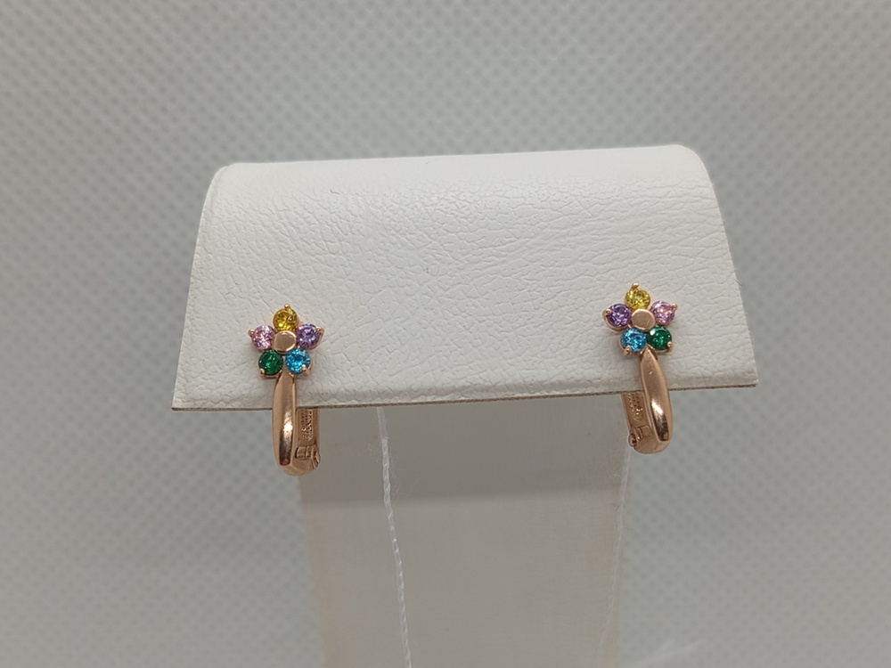 СЕРЬГИ С КАМНЯМИ (Au 585)