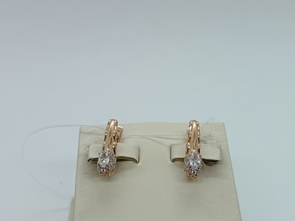 СЕРЬГИ С КАМНЯМИ (Au 585)