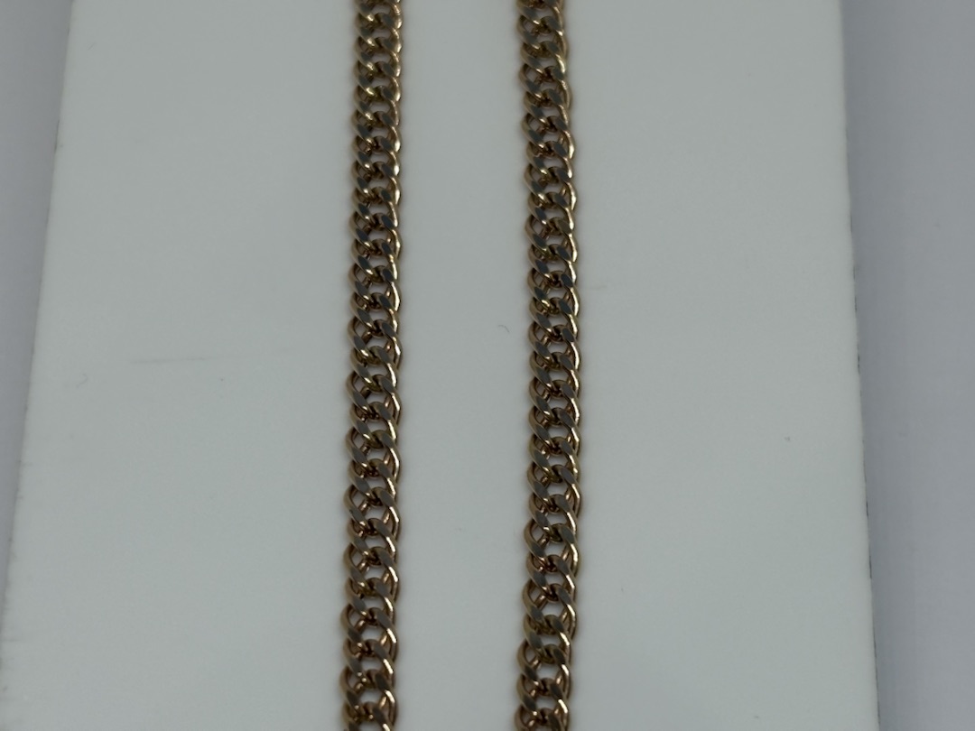 ЦЕПЬ ПУСТОТЕЛАЯ Ромб двойной (Au 585)