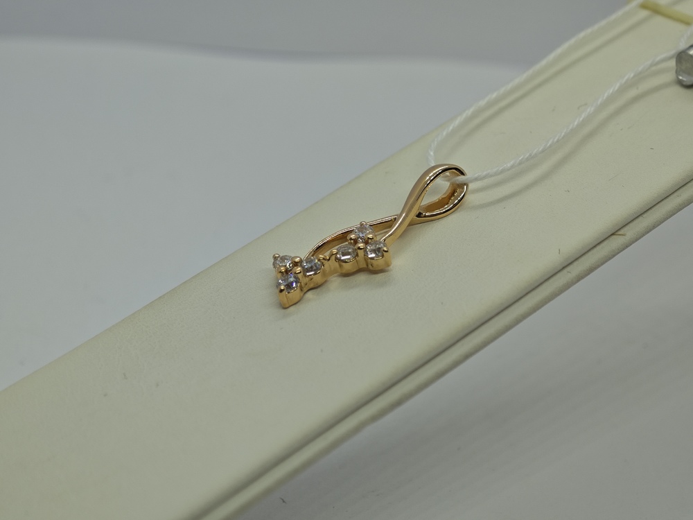 ПОДКМИ585 ПОДВЕСКА С КАМНЯМИ (Au 585)