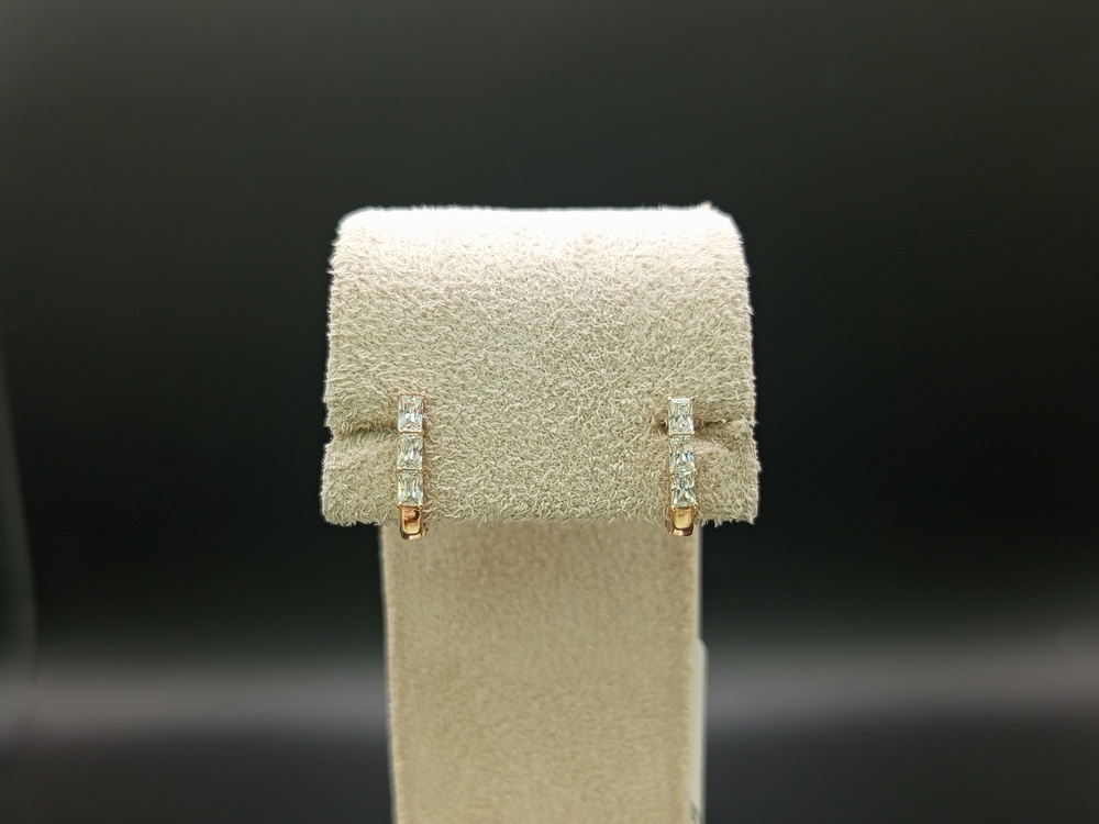 СЕРЬГИ С КАМНЯМИ (Au 585)