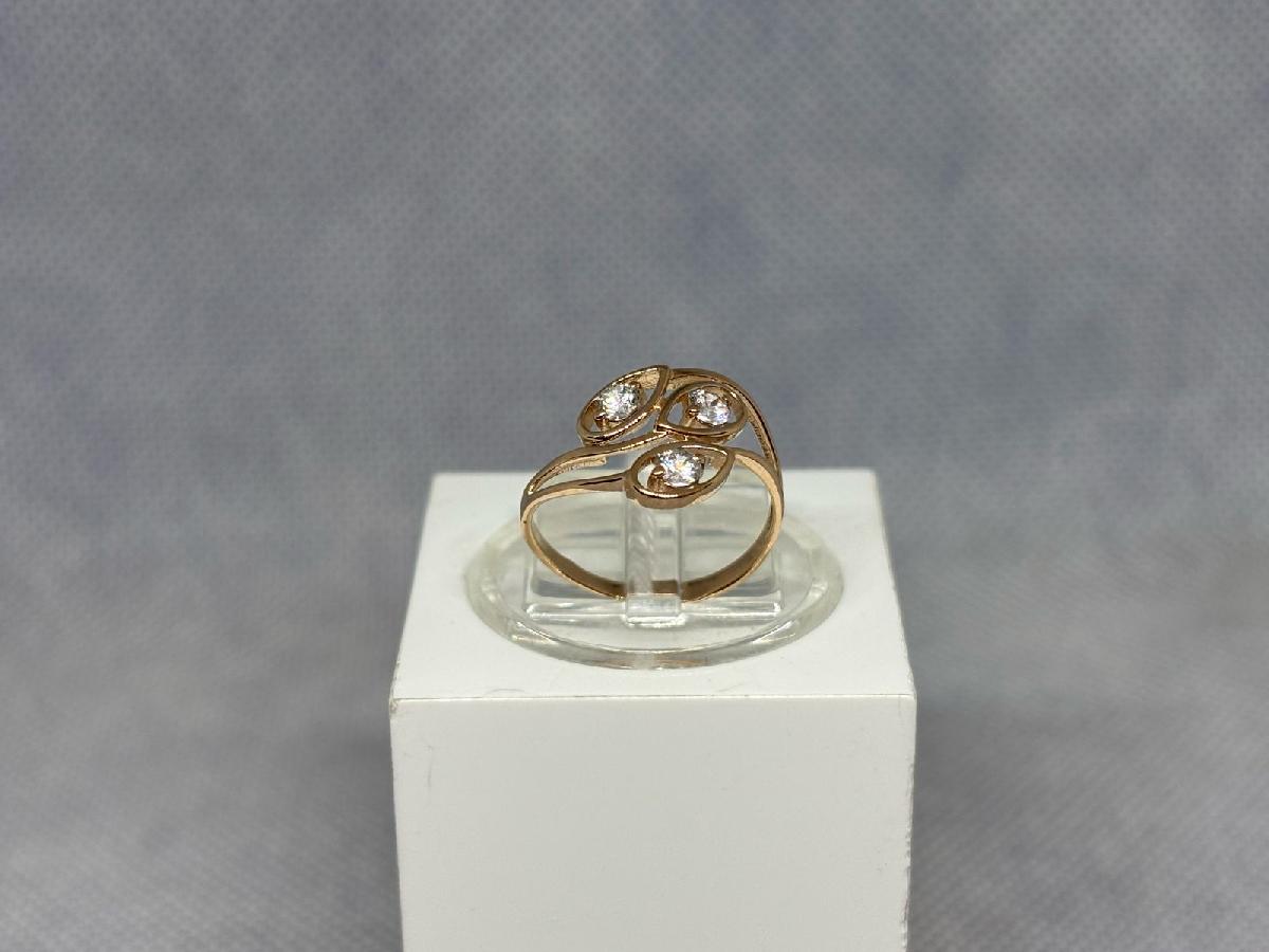 КОЛКМИ585 КОЛЬЦО С КАМНЯМИ (Au 585)