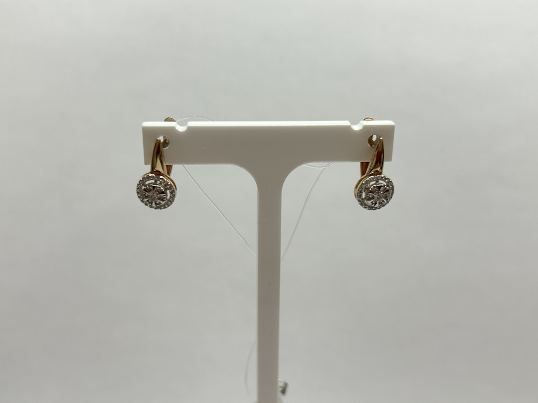 СЕРЬГИ С КАМНЯМИ (Au 585)