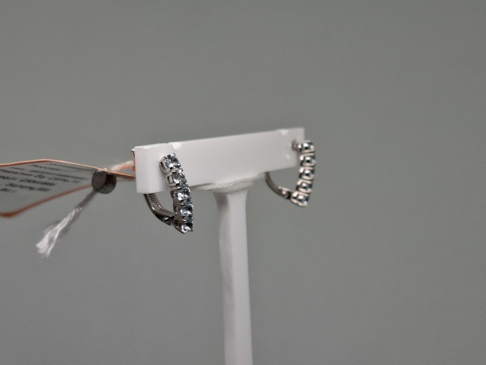 СЕРЬГИ С КАМНЯМИ (Au 585)