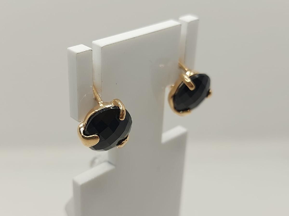 2180845 СЕРЬГИ С КАМНЕМ (Au 585)