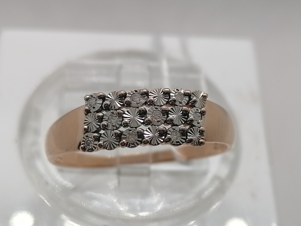 КОЛКМИ585 КОЛЬЦО С КАМНЯМИ (Au 585)