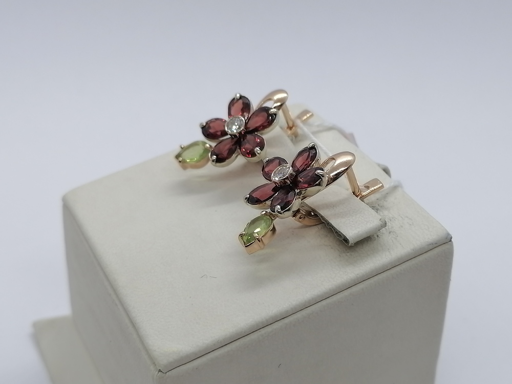 СКМИ585 СЕРЬГИ С КАМНЯМИ (Au 585) СКМИ585 СЕРЬГИ С КАМНЯМИ (Au 585)