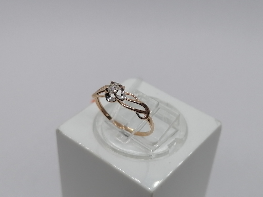 КОЛЬЦО БРИЛЛИАНТ Au 585