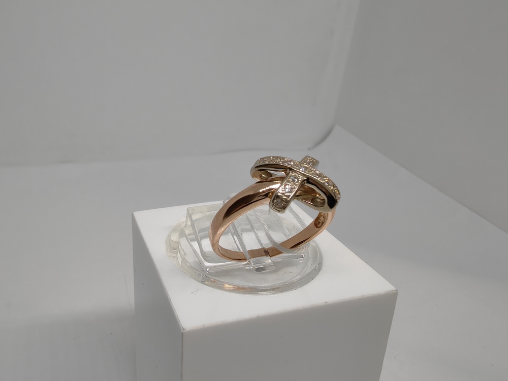 КОЛКМИ585 КОЛЬЦО С КАМНЯМИ (Au 585)