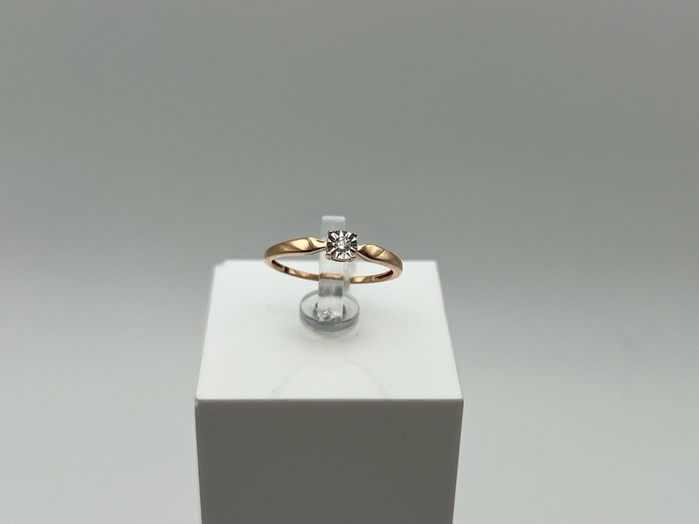 КОЛЬЦО БРИЛЛИАНТ Au 585