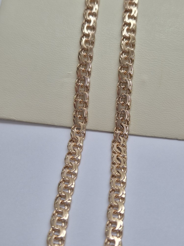 ЦЛБС585 ЦЕПЬ ПОЛНОВЕСНАЯ Бисмарк (Au 585) ЦЛБС585 ЦЕПЬ ПОЛНОВЕСНАЯ Бисмарк (Au 585)