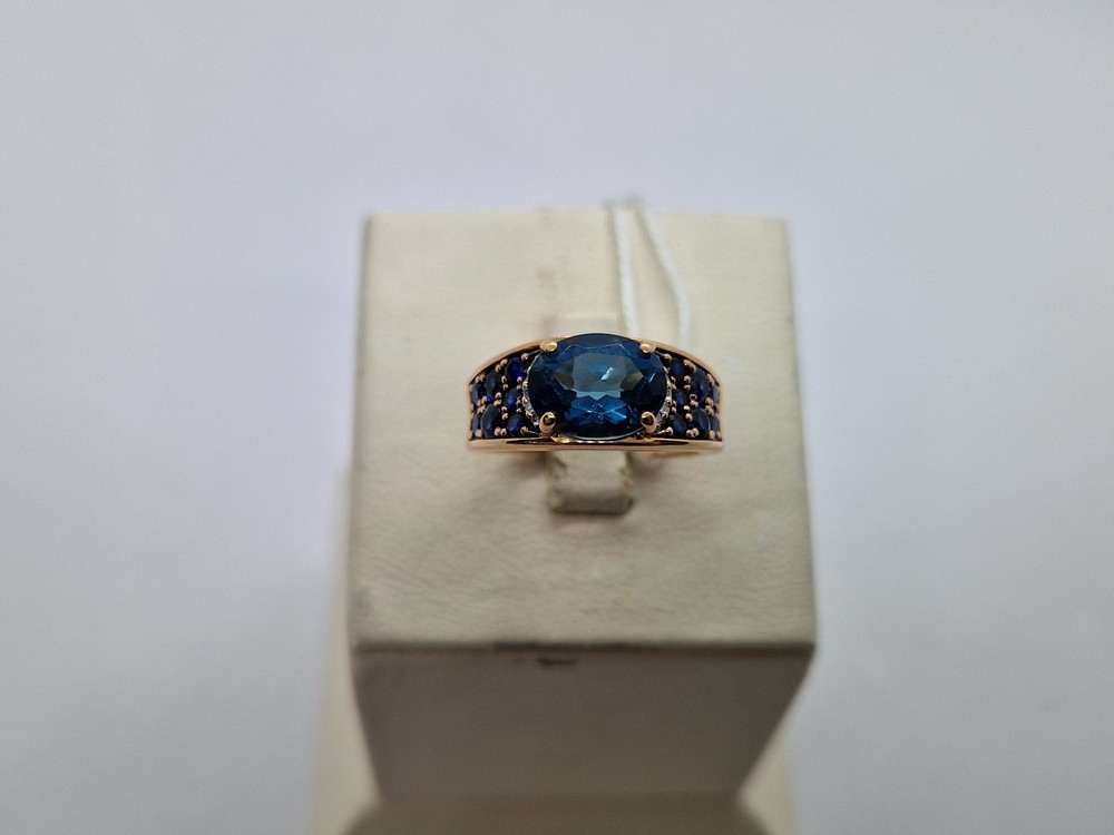 КОЛКМИ585 КОЛЬЦО С КАМНЯМИ (Au 585)