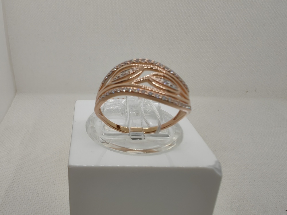 КОЛКМИ585 КОЛЬЦО С КАМНЯМИ (Au 585)