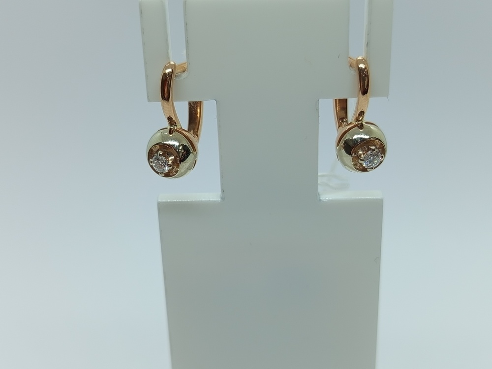 СЕРЬГИ БРИЛЛИАНТ (Au 585)