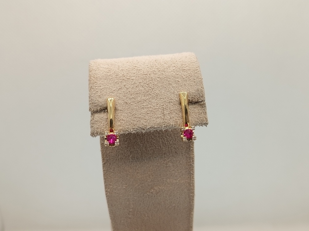 СЕРЬГИ БРИЛЛИАНТ (Au 585)