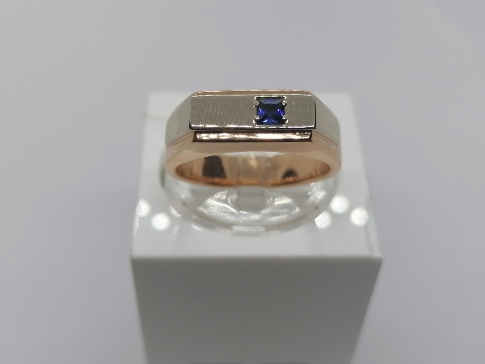 КОЛЬЦО ПЕЧАТКА с камнем (Au 585)