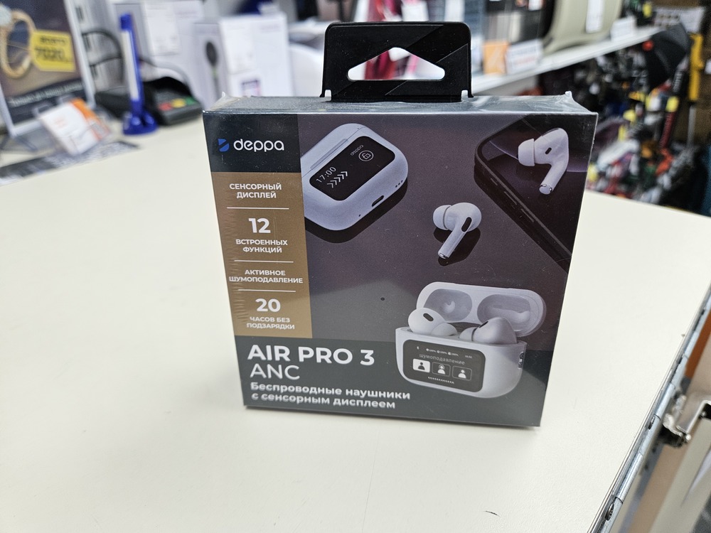 Наушники беспроводные Deppa 44213 Air Pro 3 ANC