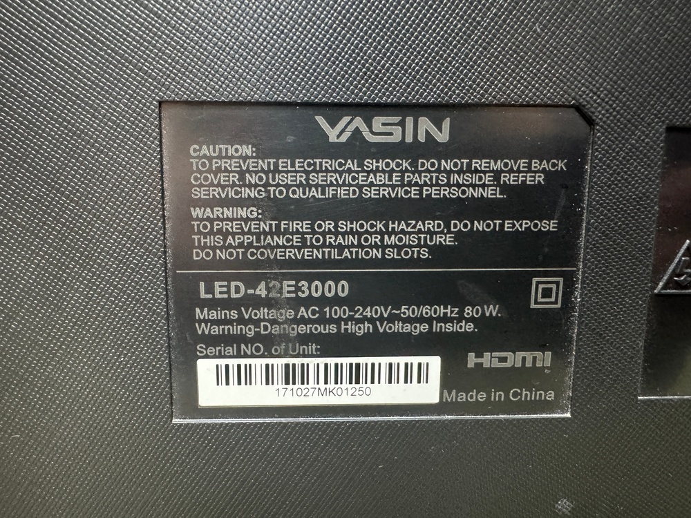 LED Телевизор Yasin LED-42E300