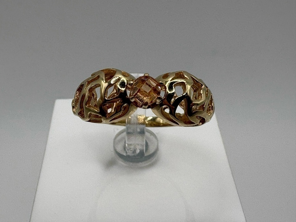 КОЛКМ585 КОЛЬЦО С КАМНЕМ (Au 585)