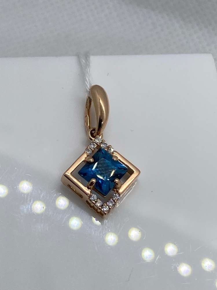 ПОДКМИ585 ПОДВЕСКА С КАМНЯМИ (Au 585)