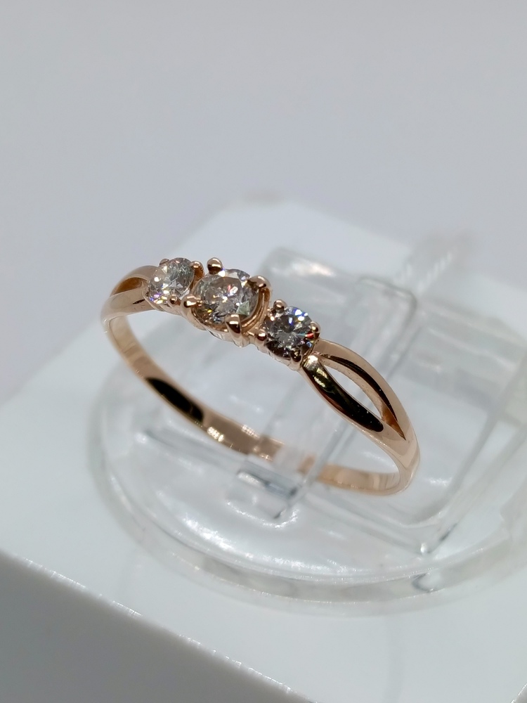 КОЛЬЦО БРИЛЛИАНТ Au 585