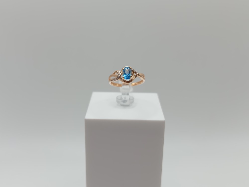 КОЛКМИ585 КОЛЬЦО С КАМНЯМИ (Au 585)