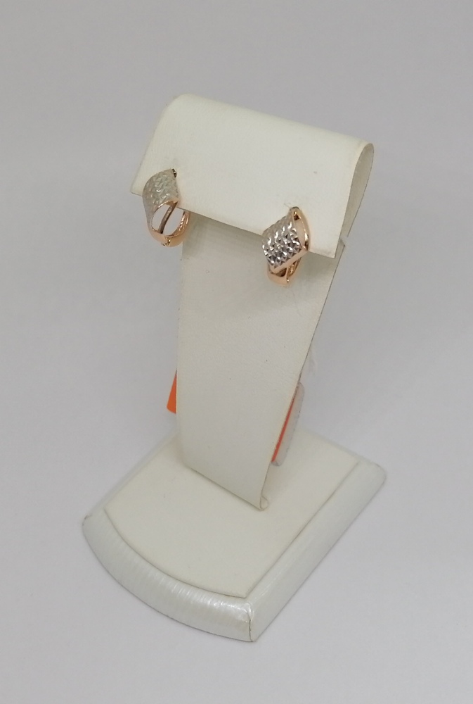 СБКМ585 СЕРЬГИ БЕЗ КАМНЯ (Au 585)