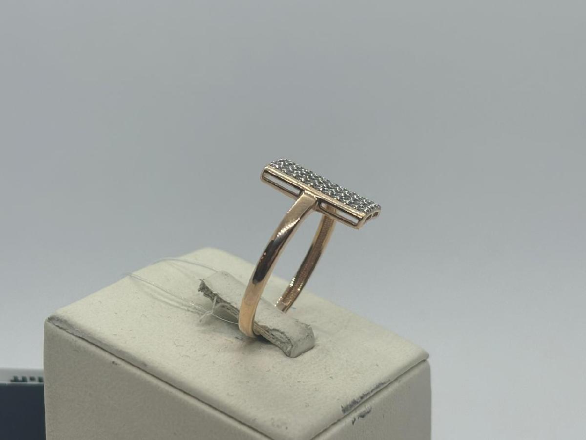 КОЛЬЦО С КАМНЯМИ (Au 585)