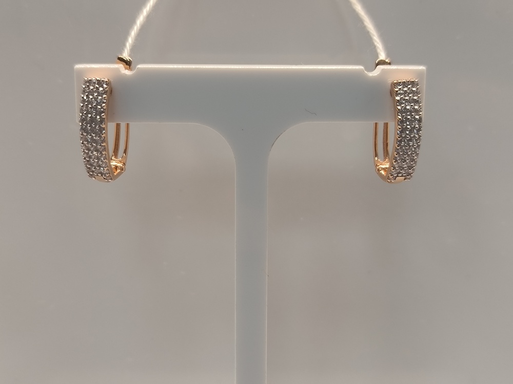 СЕРЬГИ С КАМНЯМИ (Au 585)