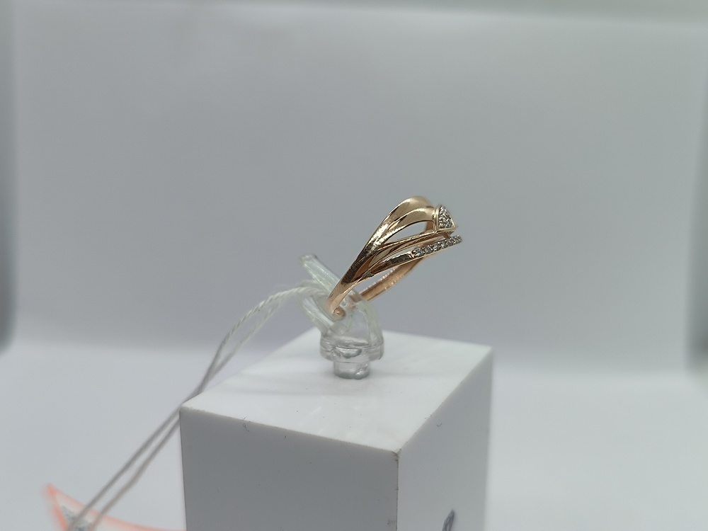 КОЛКМИ585 КОЛЬЦО С КАМНЯМИ (Au 585)