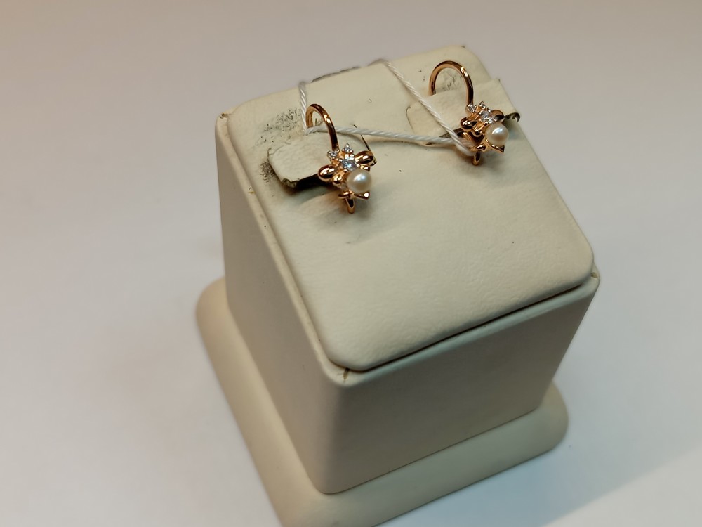 СЕРЬГИ С КАМНЯМИ (Au 585)