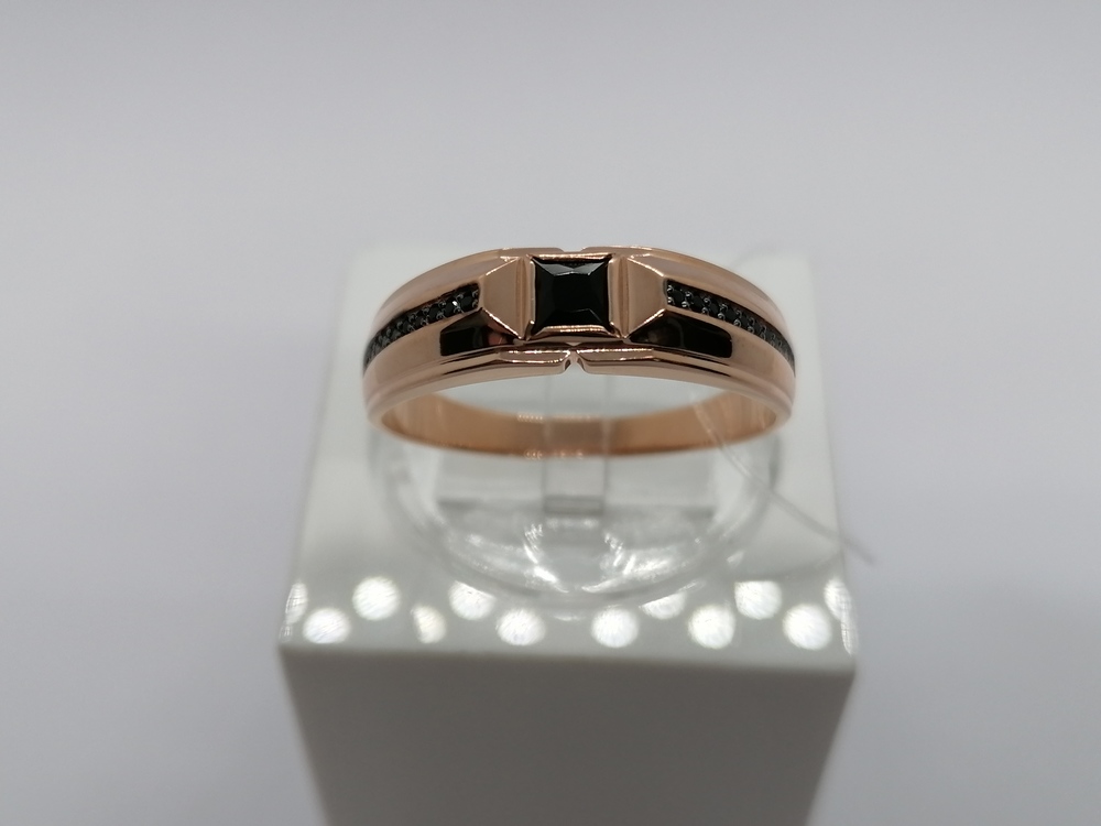 018408 КОЛЬЦО С КАМНЯМИ (Au 585)