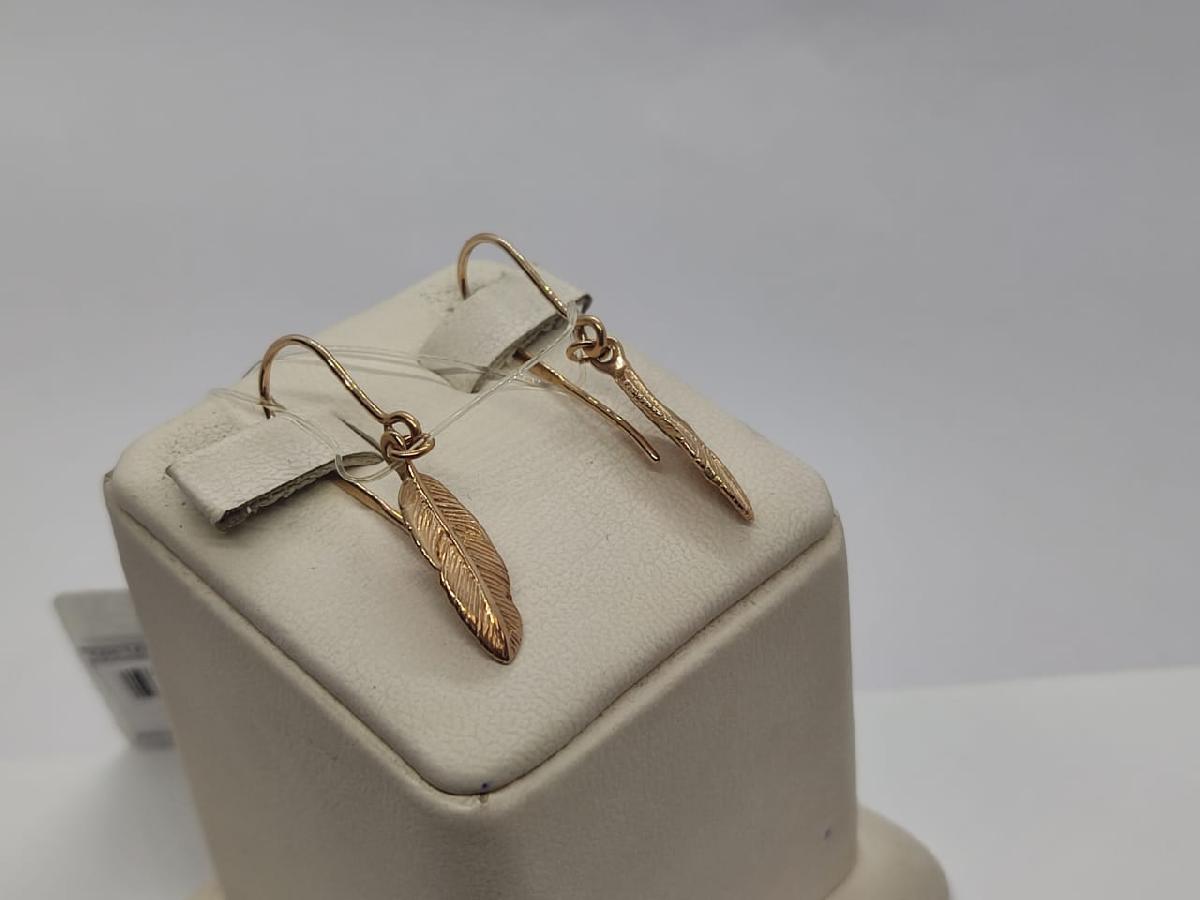 СЕРЬГИ БЕЗ КАМНЯ (Au 585)