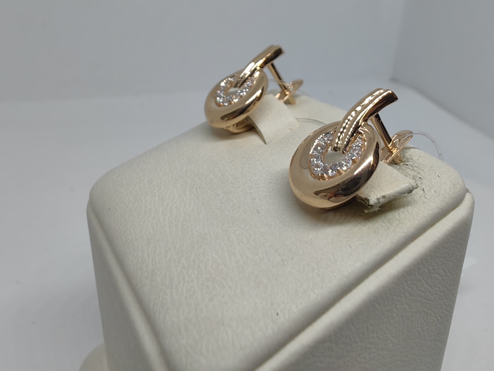 СЕРЬГИ С КАМНЯМИ (Au 585)