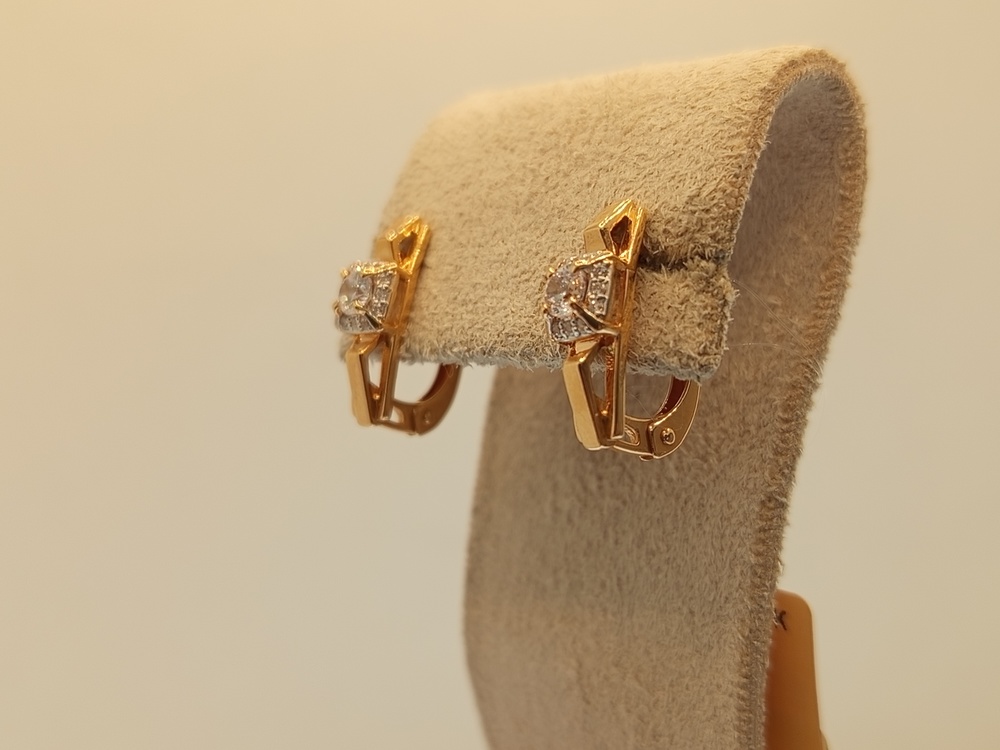 СЕРЬГИ С КАМНЯМИ (Au 585)